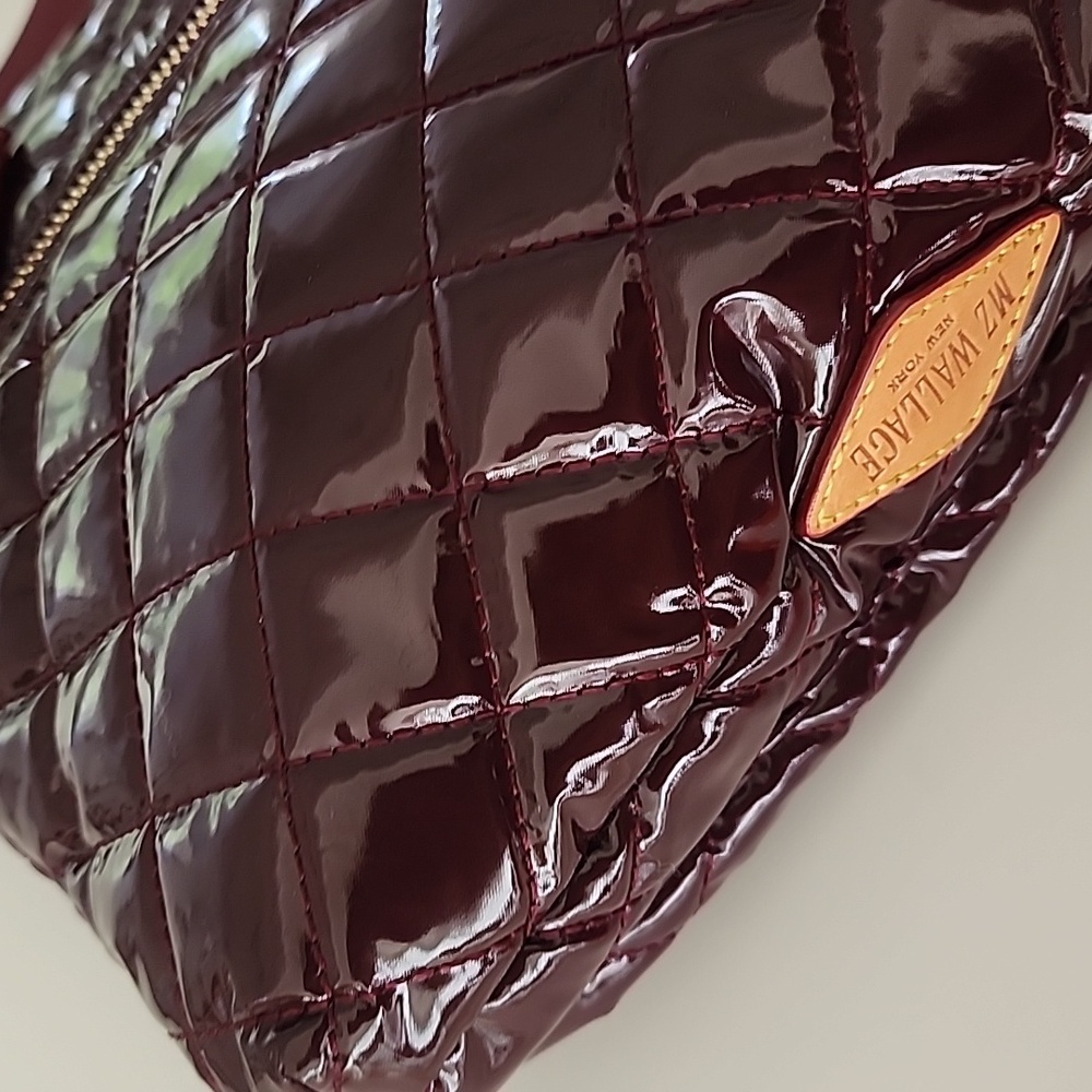 MZ Wallace Downtown Crosby Crossbody Bag In Port Lacquer - Picture 6 of 14